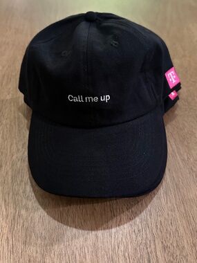 T-Mobile Tuesdays Baseball Cap Hat Call Me Up 2026 Black, pink & white